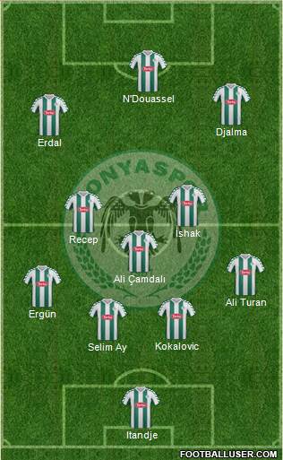 Konyaspor Formation 2013