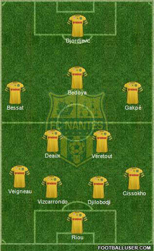 FC Nantes Formation 2013