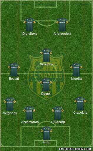 FC Nantes Formation 2013