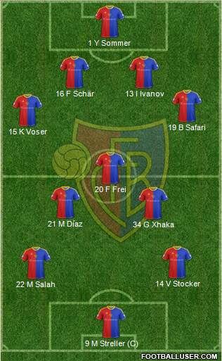 FC Basel Formation 2013