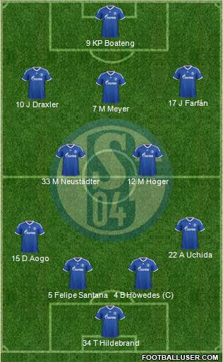 FC Schalke 04 Formation 2013