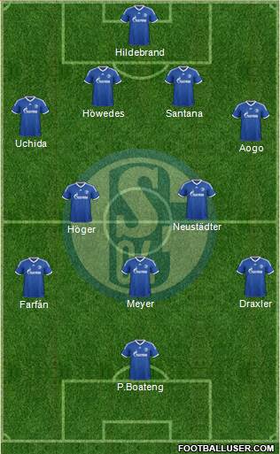 FC Schalke 04 Formation 2013