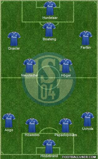 FC Schalke 04 Formation 2013