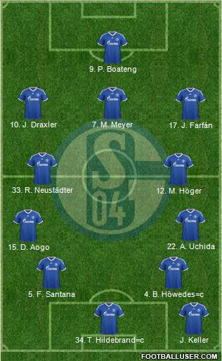 FC Schalke 04 Formation 2013