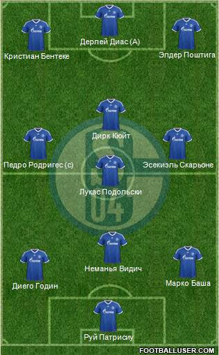 FC Schalke 04 Formation 2013