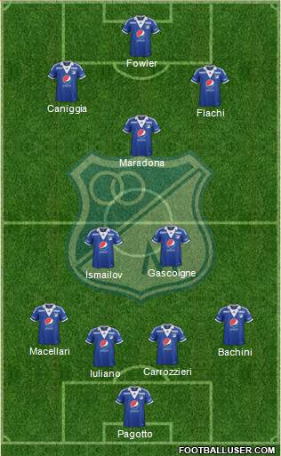 CD Los Millonarios Formation 2013