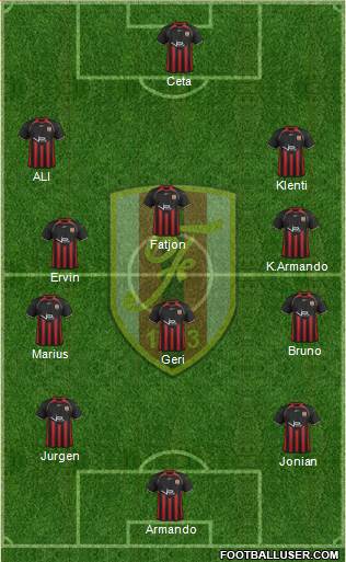 KS Flamurtari Vlorë Formation 2013