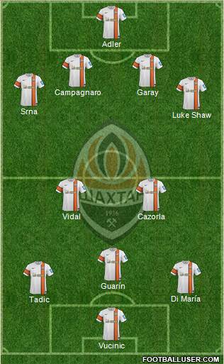 Shakhtar Donetsk Formation 2013