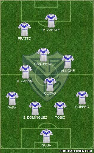 Vélez Sarsfield Formation 2013