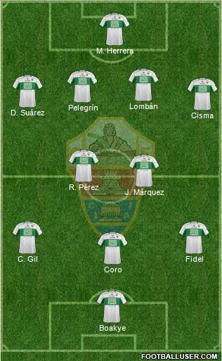 Elche C.F., S.A.D. Formation 2013