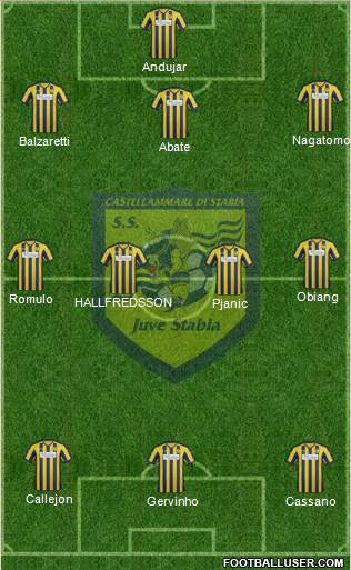 Juve Stabia Formation 2013