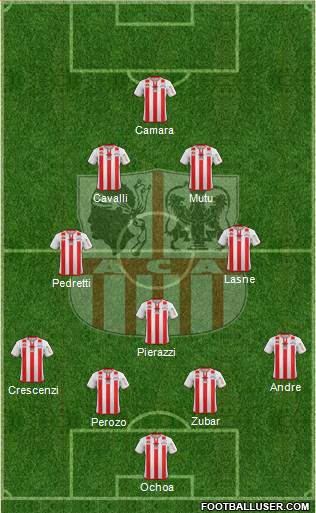 Athletic Club Ajaccien Football Formation 2013