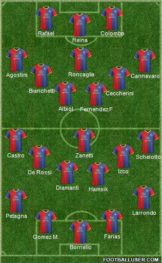 Crystal Palace Formation 2013