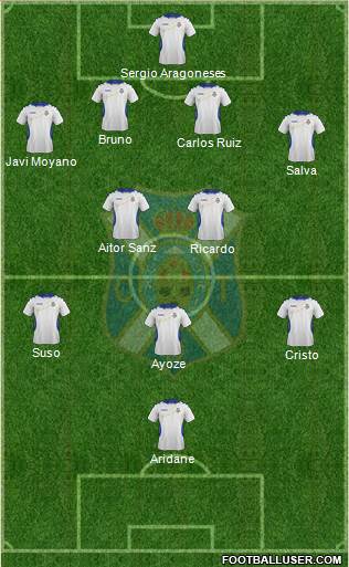 C.D. Tenerife S.A.D. Formation 2013