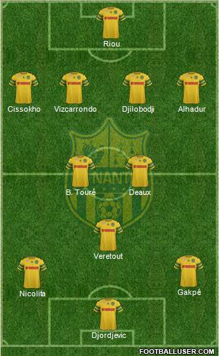 FC Nantes Formation 2013