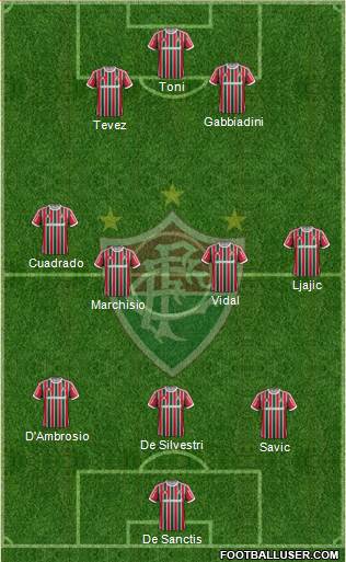 Fluminense FC Formation 2013