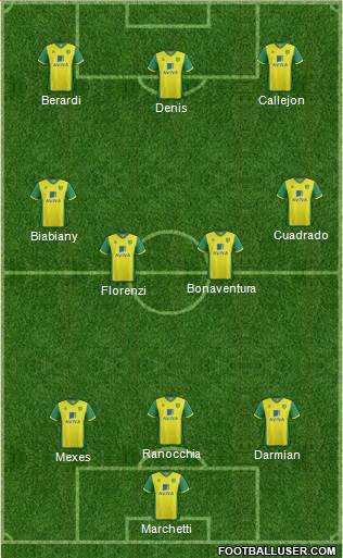 Norwich City Formation 2013