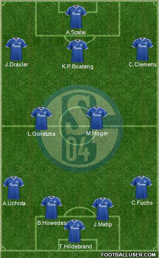 FC Schalke 04 Formation 2013