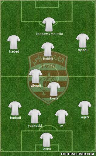 Club Africain Tunis Formation 2013