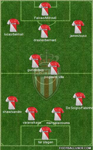 AS Monaco FC Formation 2013