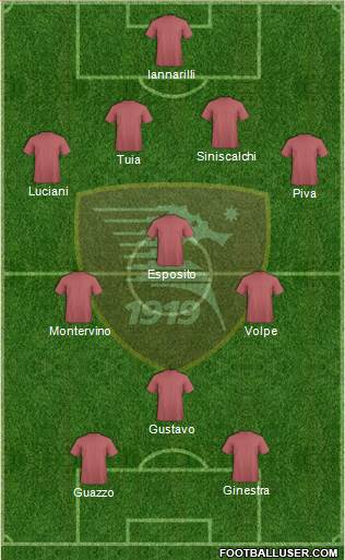 Salernitana Formation 2013