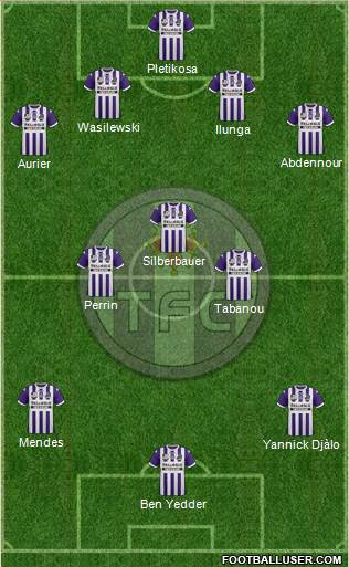 Toulouse Football Club Formation 2013