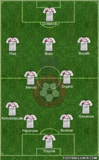 OGC Nice Côte d'Azur Formation 2013