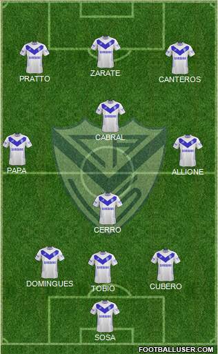 Vélez Sarsfield Formation 2013