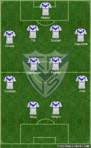 Vélez Sarsfield Formation 2013