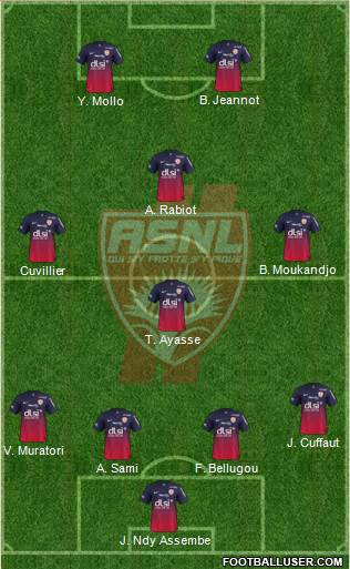 A.S. Nancy Lorraine Formation 2013