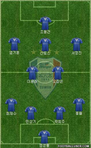 Suwon Samsung Blue Wings Formation 2013