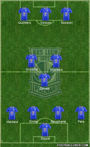 Lech Poznan Formation 2013