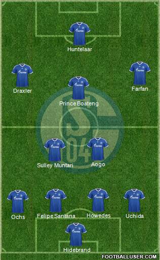 FC Schalke 04 Formation 2013