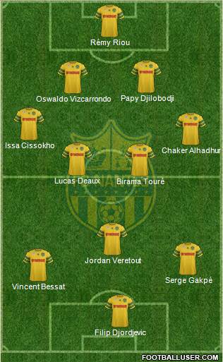 FC Nantes Formation 2013