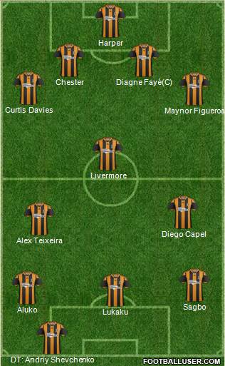 Hull City Formation 2013