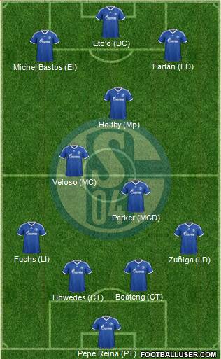 FC Schalke 04 Formation 2013