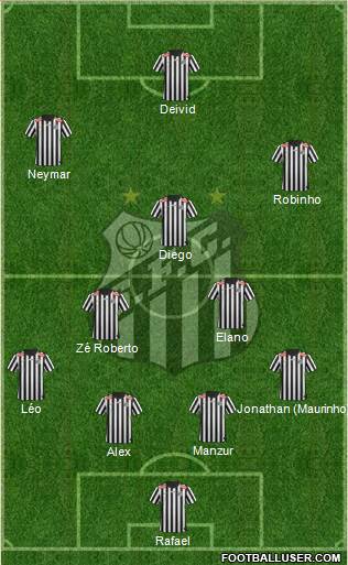 Santos FC Formation 2013