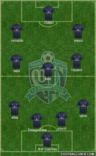 Dinamo Tbilisi Formation 2013