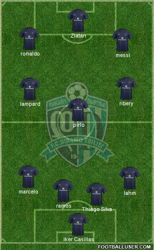 Dinamo Tbilisi Formation 2013