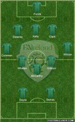 Ireland Formation 2013