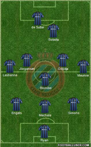 Club Brugge KV Formation 2013