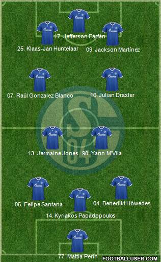 FC Schalke 04 Formation 2013