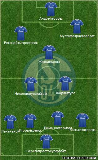 FC Schalke 04 Formation 2013