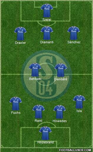 FC Schalke 04 Formation 2013