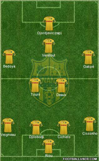 FC Nantes Formation 2013