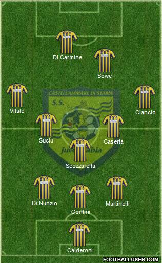 Juve Stabia Formation 2013