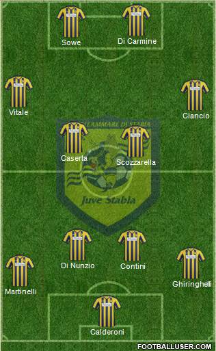 Juve Stabia Formation 2013