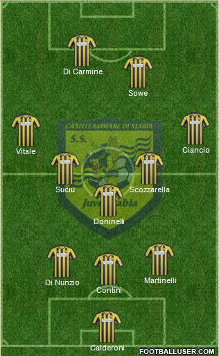 Juve Stabia Formation 2013