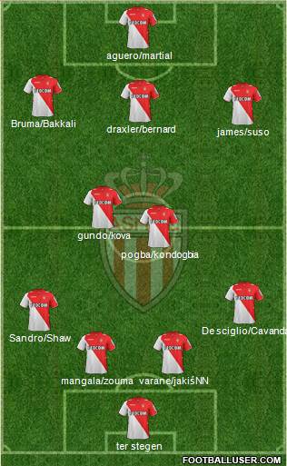 AS Monaco FC Formation 2013