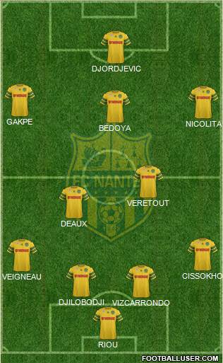 FC Nantes Formation 2013